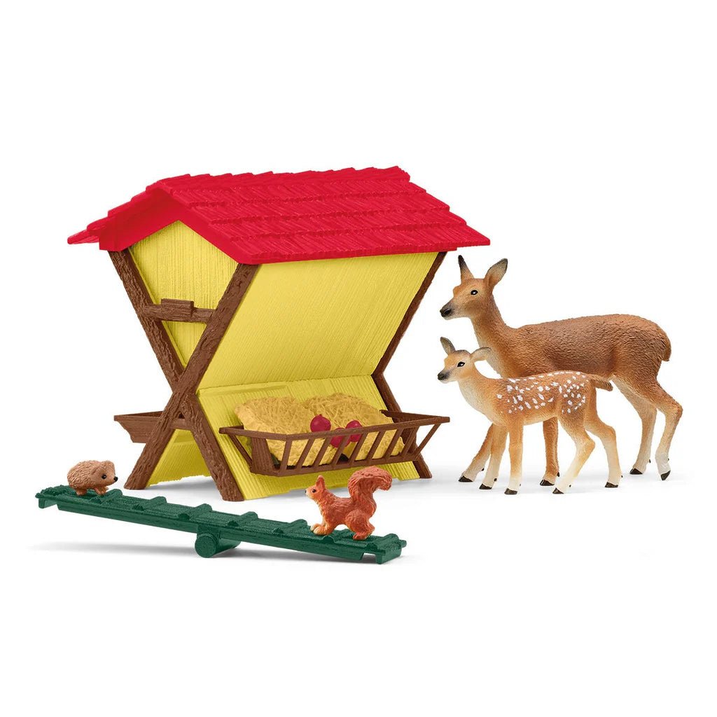 Schleich Farm World - Feeding the Forest Animals Play Set - Timeless Toys