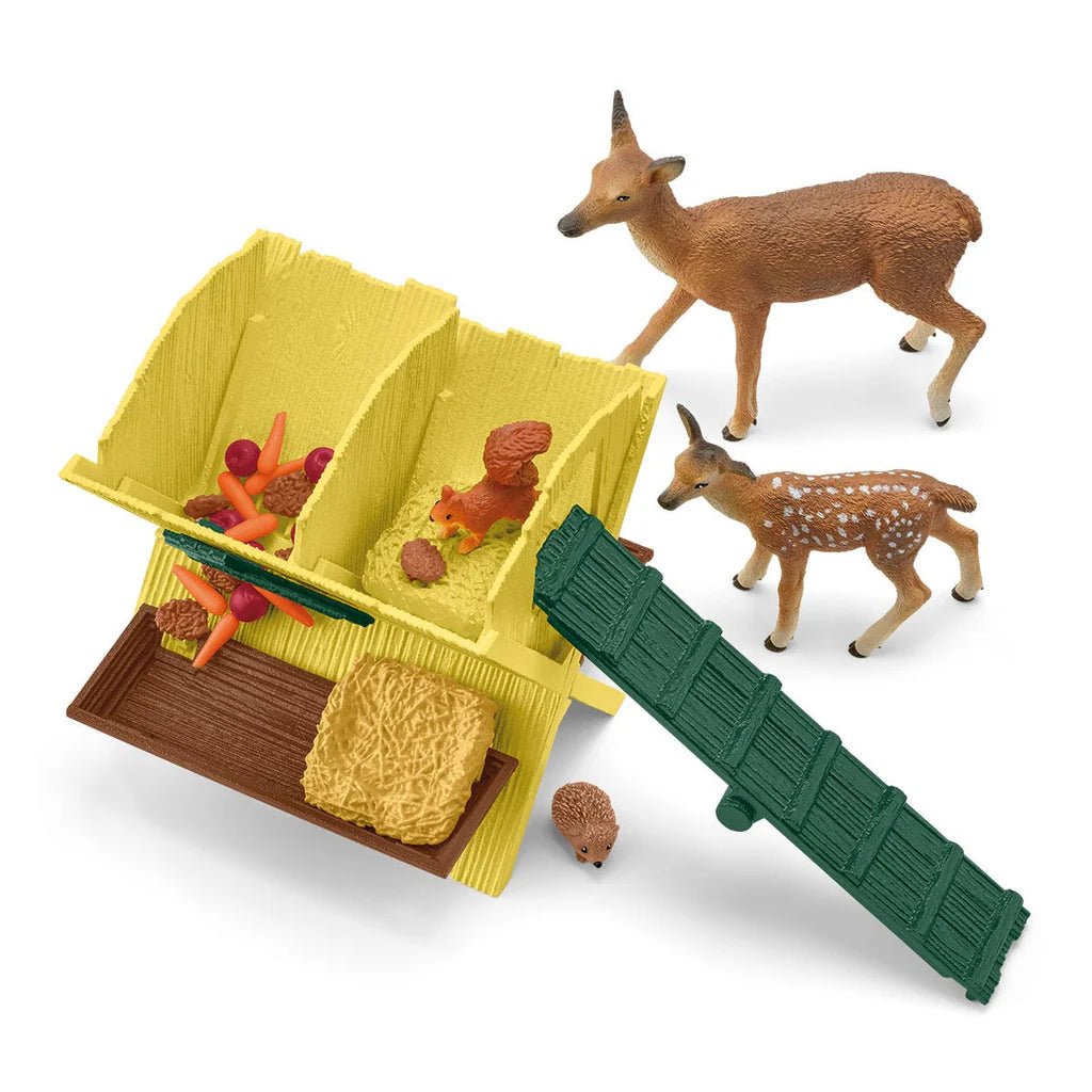 Schleich Farm World - Feeding the Forest Animals Play Set - Timeless Toys