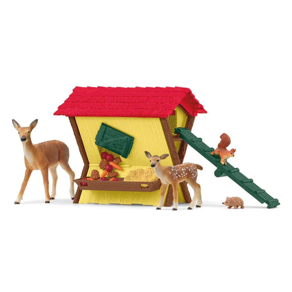 Schleich Farm World - Feeding the Forest Animals Play Set - Timeless Toys