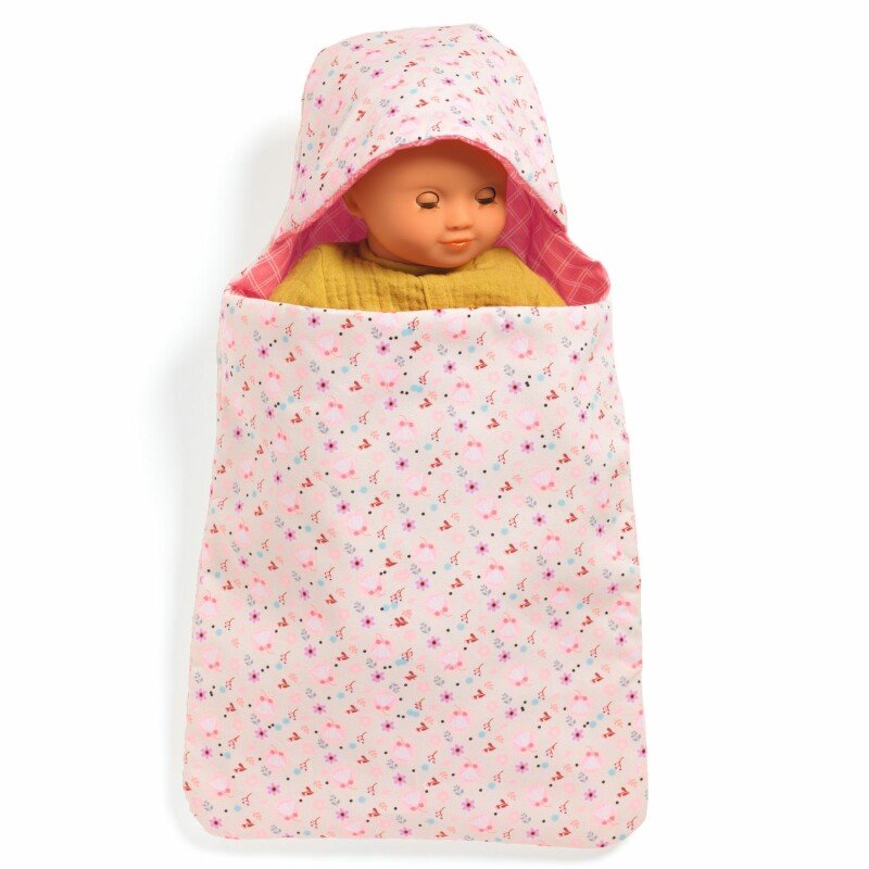 Djeco Pomea Dolls - Sleep Sack - Flowers