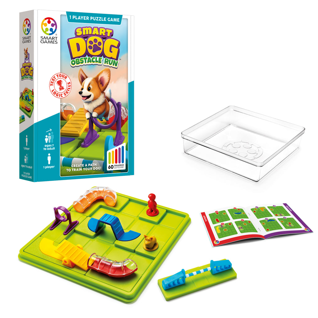 Smart Games: Smart Dog Obstacle Run Puzzle Game - 7yrs+