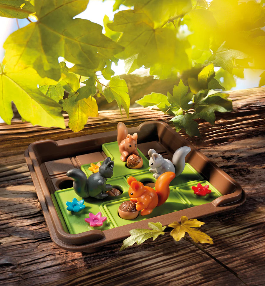 Smart Games: Squirrels Go Nuts! - Sliding Puzzle Game - 6yrs+