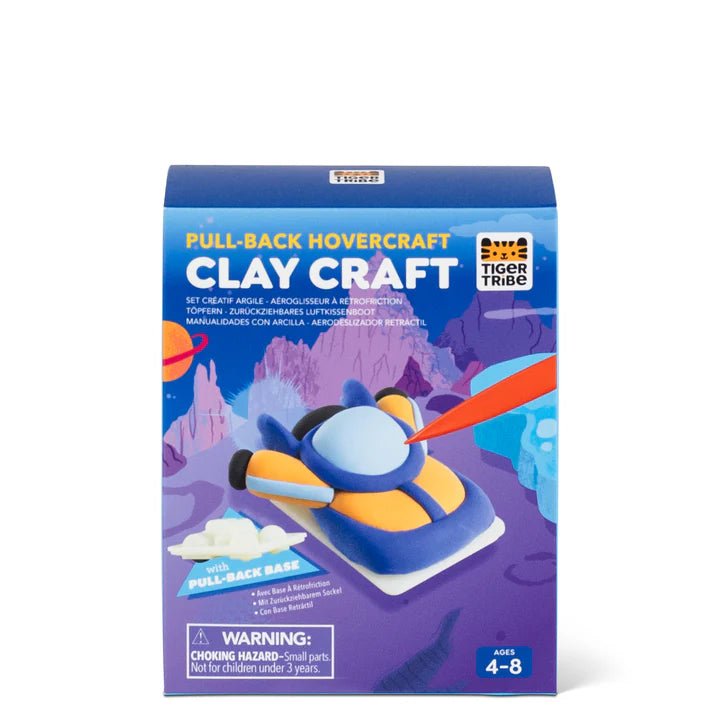 Tiger Tribe Clay Craft - Pull Back Hovercraft - Timeless Toys