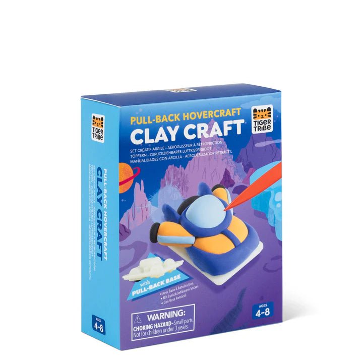 Tiger Tribe Clay Craft - Pull Back Hovercraft - Timeless Toys