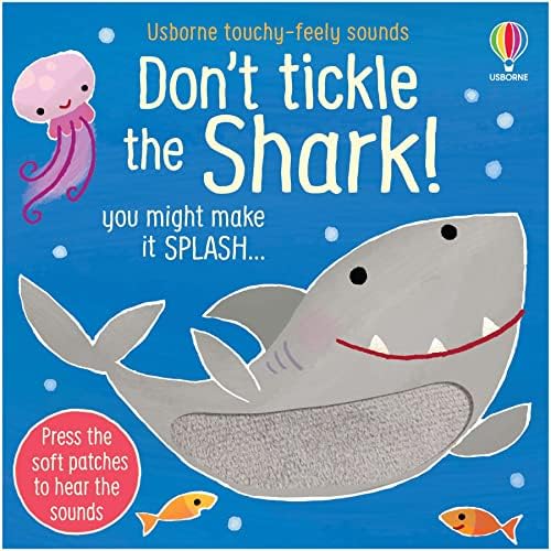 Usborne - Don't Tickle the Shark - Touchy Feely Sound Book - 12 months+ - Timeless Toys