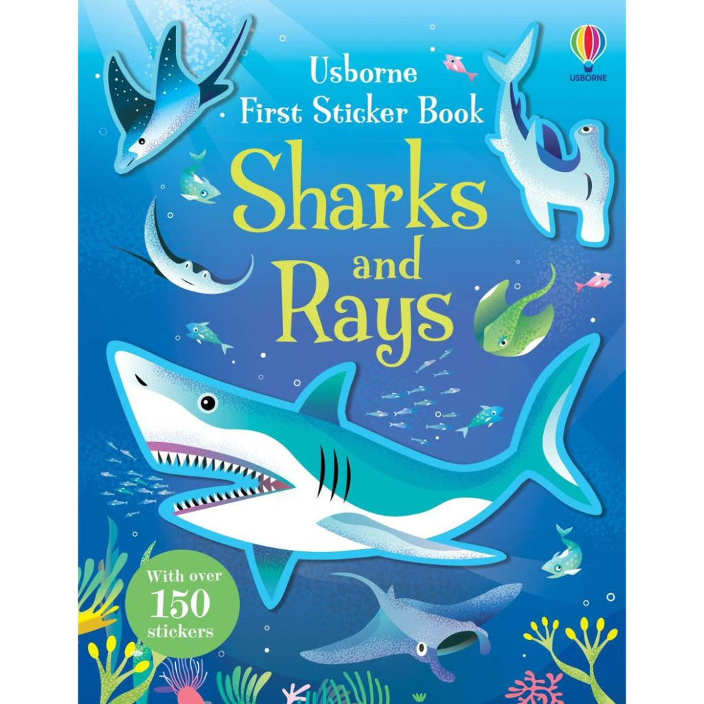 Usborne: First Sticker Book - Sharks and Rays - 3yrs+ - Timeless Toys