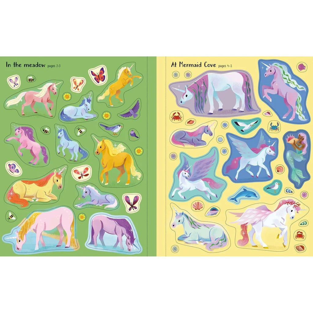 Usborne: First Sticker Book - Unicorns - 3yrs+ - Timeless Toys