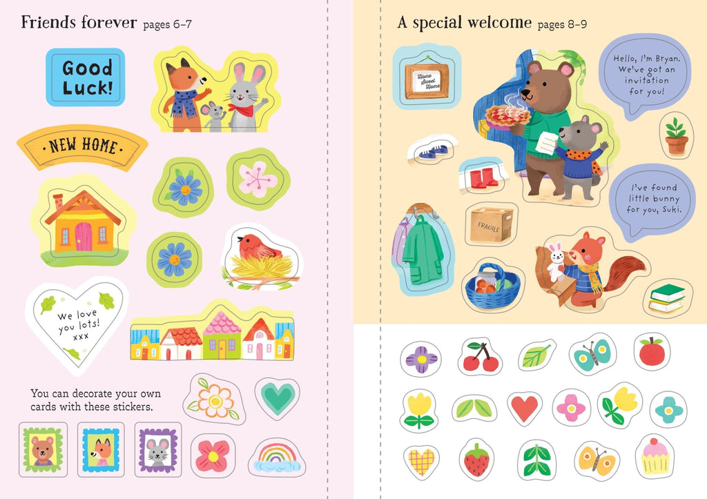 Usborne - Little First Stickers - Love & Kindness - Timeless Toys