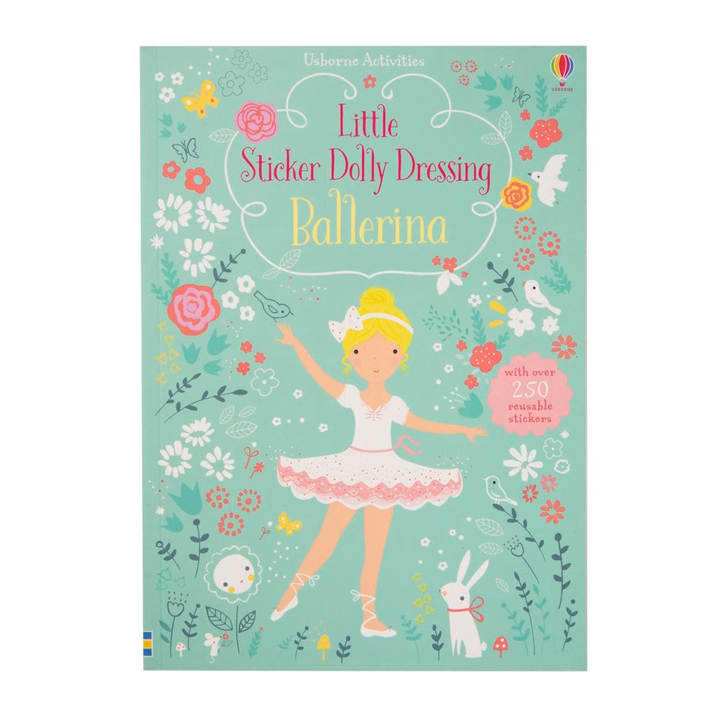 Usborne: Little Sticker Dolly Dressing - Ballerina - 4yrs+ - Timeless Toys