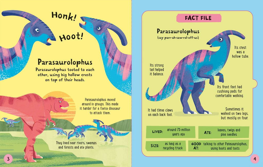 Usborne: Slot Together Dinosaurs Book - 4yrs+ - Timeless Toys