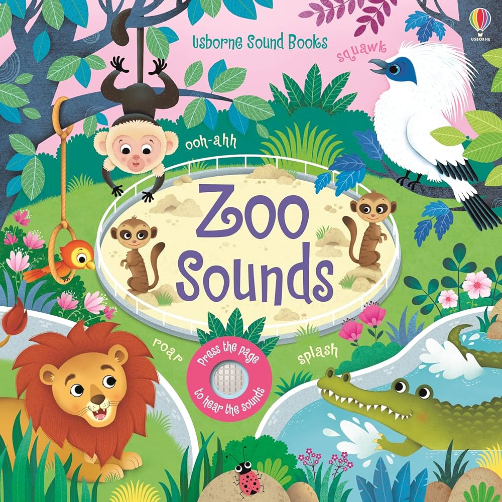 Usborne Sound Book - Zoo Sounds - Timeless Toys