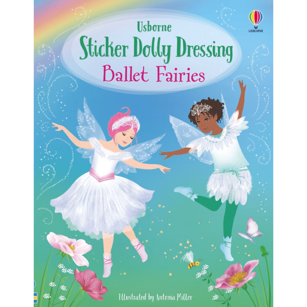 Usborne: Sticker Dolly Dressing - Ballet Fairies - 5yrs+ - Timeless Toys