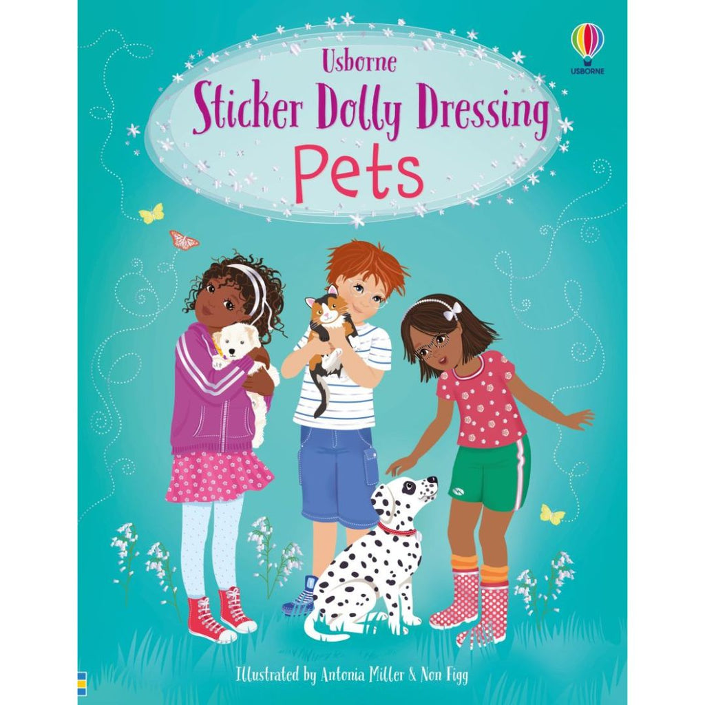 Usborne: Sticker Dolly Dressing - Pets - 5yrs+ - Timeless Toys