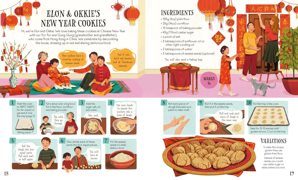 Usborne: World Kitchen recipe book - 7yrs+ - Timeless Toys