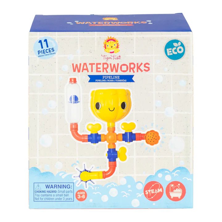 Waterworks - Pipeline - Eco Bath Toy by Tiger Tribe - Timeless Toys