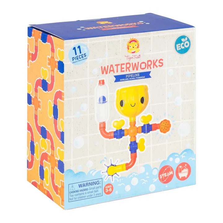 Waterworks - Pipeline - Eco Bath Toy by Tiger Tribe - Timeless Toys