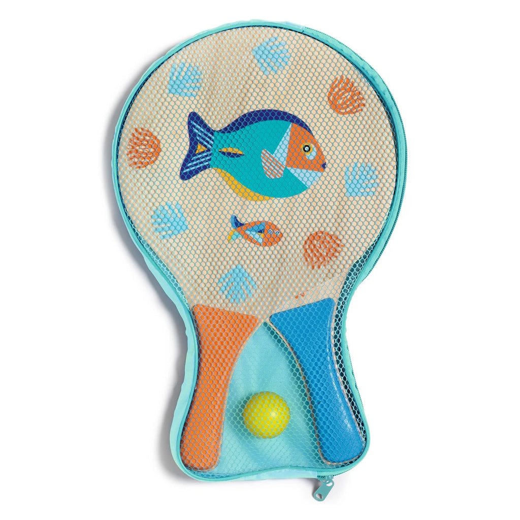 Wooden Beach Tennis Rackets Set - Sea by Djeco - Timeless Toys