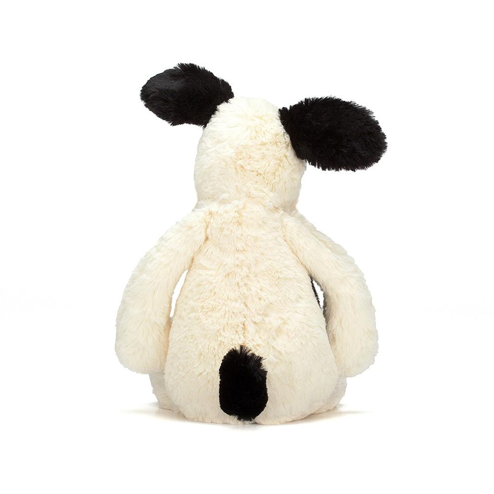 Bashful Black and Cream Puppy ( Medium) by Jellycat - Timeless Toys