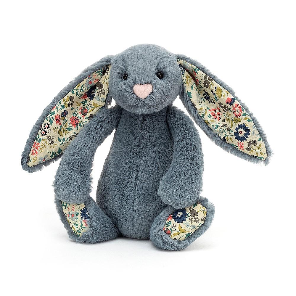 Blossom Dusky Blue Bunny (medium) by Jellycat - Timeless Toys