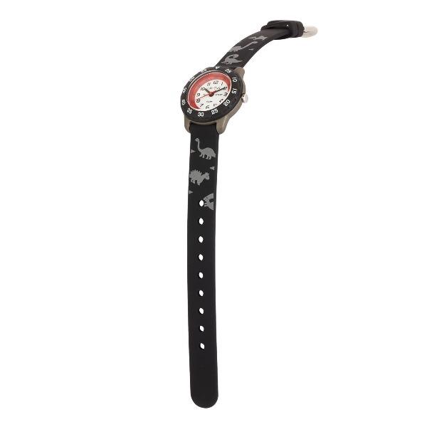 Cactus Junior - Time Teacher Watch - Black / Dinosaur - Timeless Toys