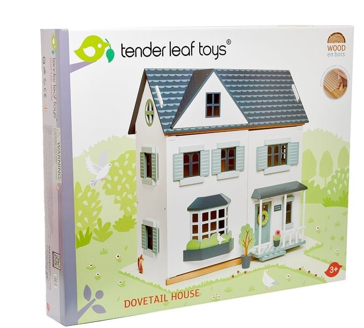 Dovetail Dolls House (excluding furniture) by Tender Leaf Toys - Timeless Toys