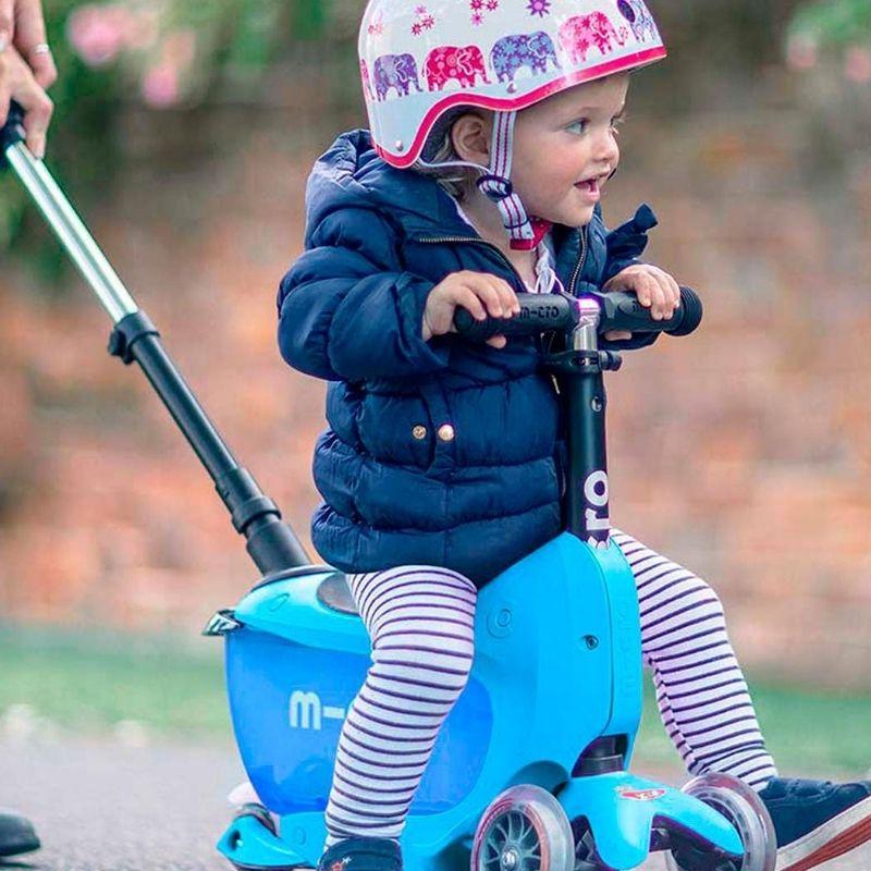 Micro Mini2Go Deluxe Plus Ride-On and Scooter - Blue - Timeless Toys