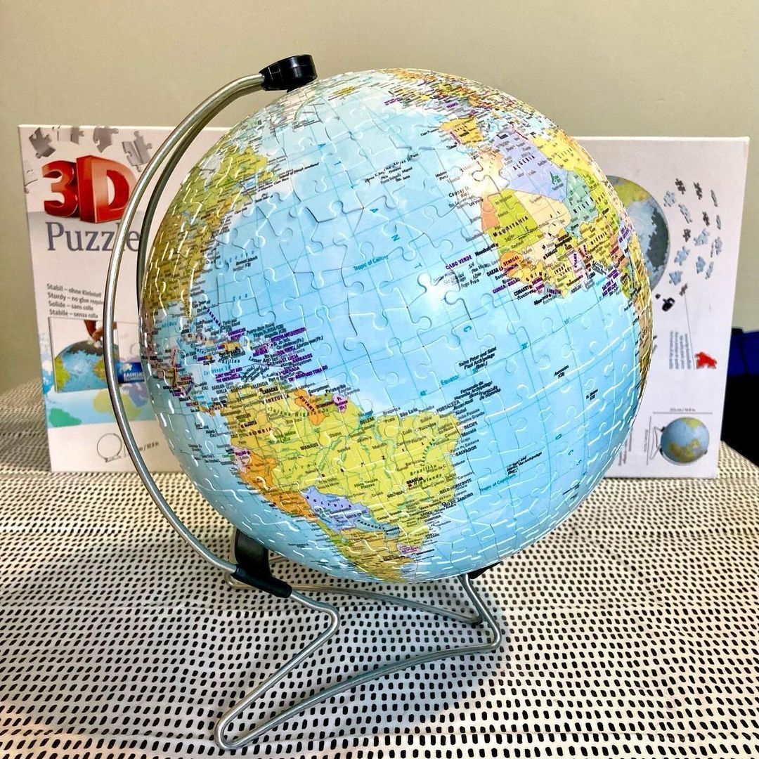 3D Puzzle - Earth Globe