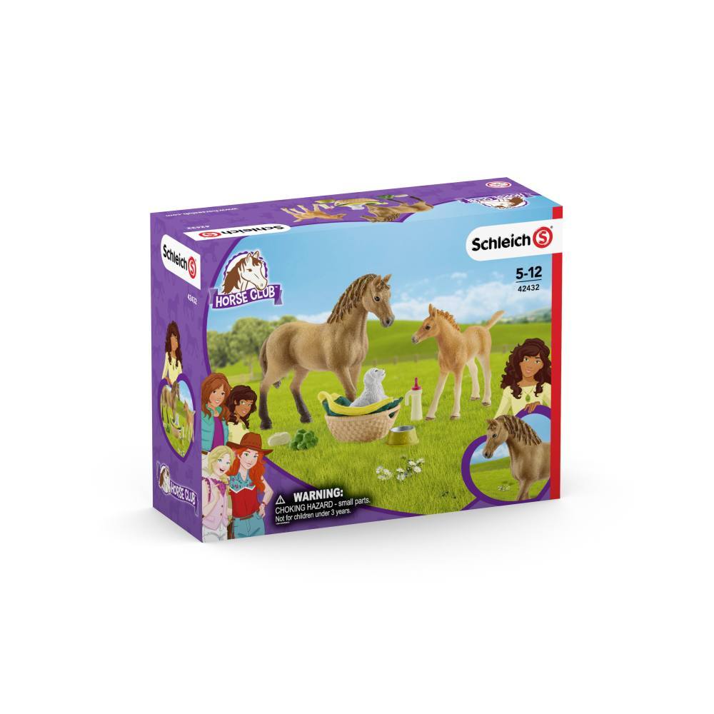 Schleich Horse Club - Sarah's Baby Animal Care Playset - Timeless Toys