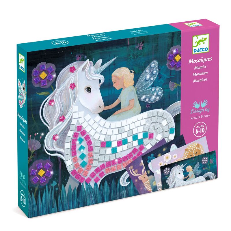 The Enchanted World Mosaics by Djeco - Timeless Toys