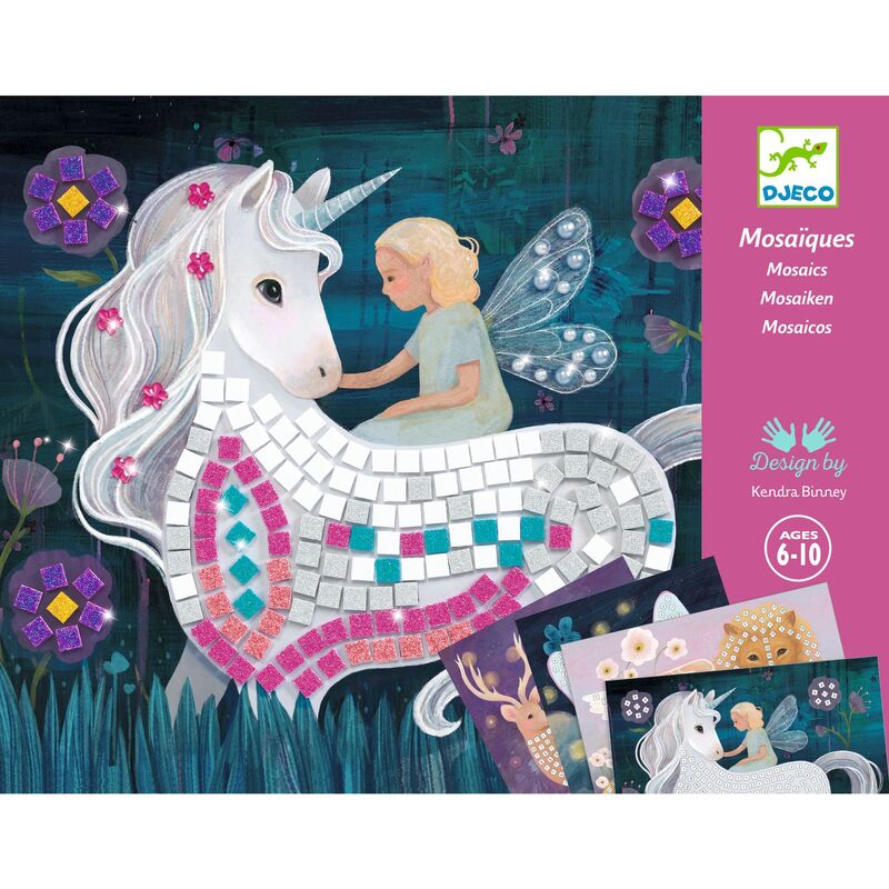 The Enchanted World Mosaics by Djeco - Timeless Toys