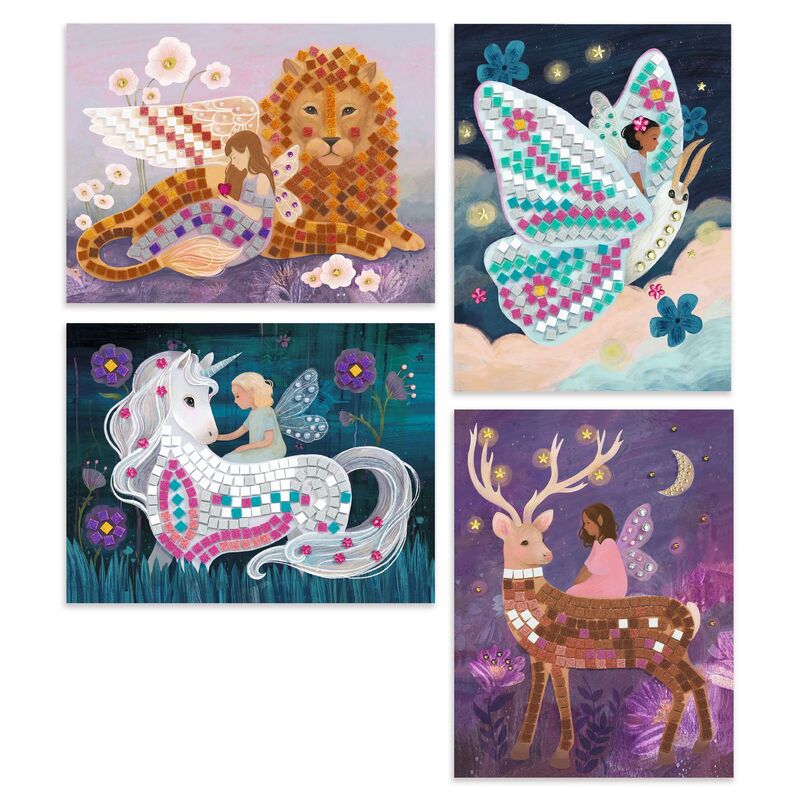 The Enchanted World Mosaics by Djeco - Timeless Toys