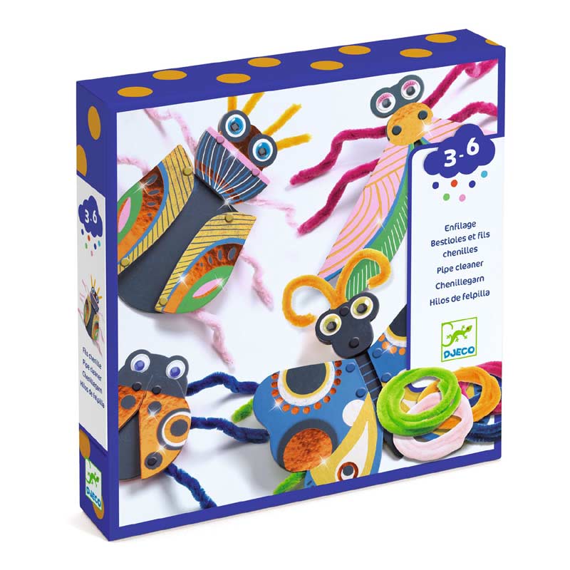 Yarn Bugs Craft Kit by Djeco - Timeless Toys