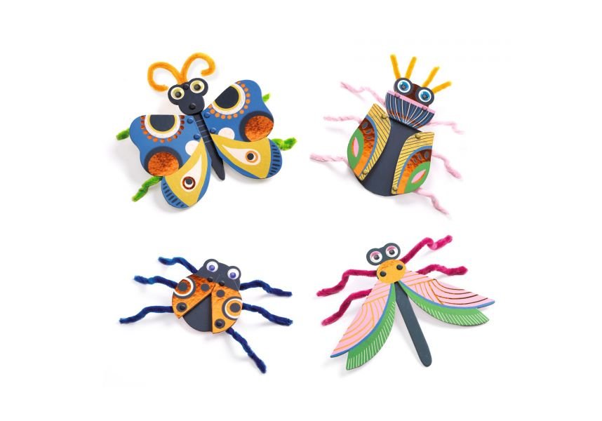 Yarn Bugs Craft Kit by Djeco - Timeless Toys